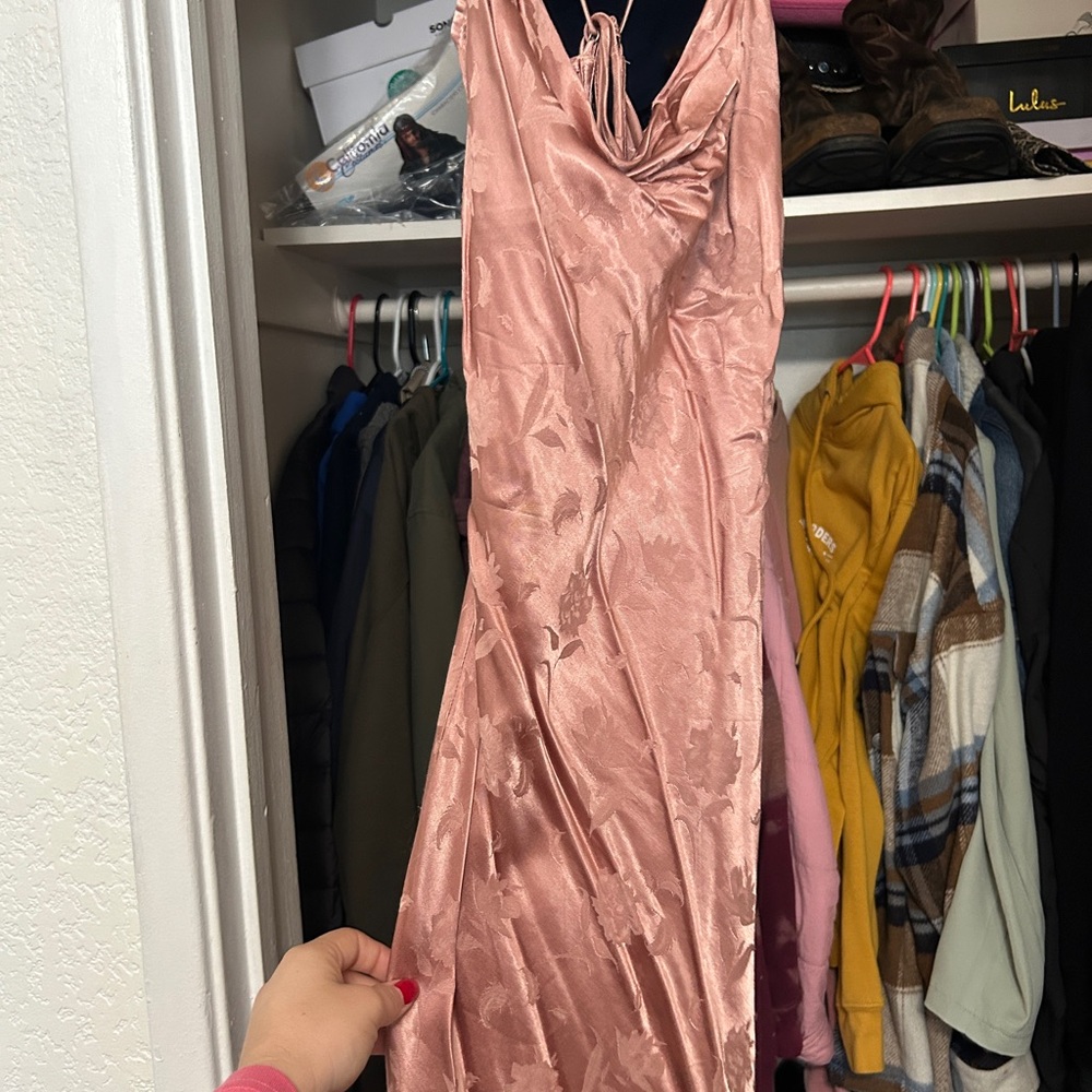 Cotton Candy Backless Pink Dress